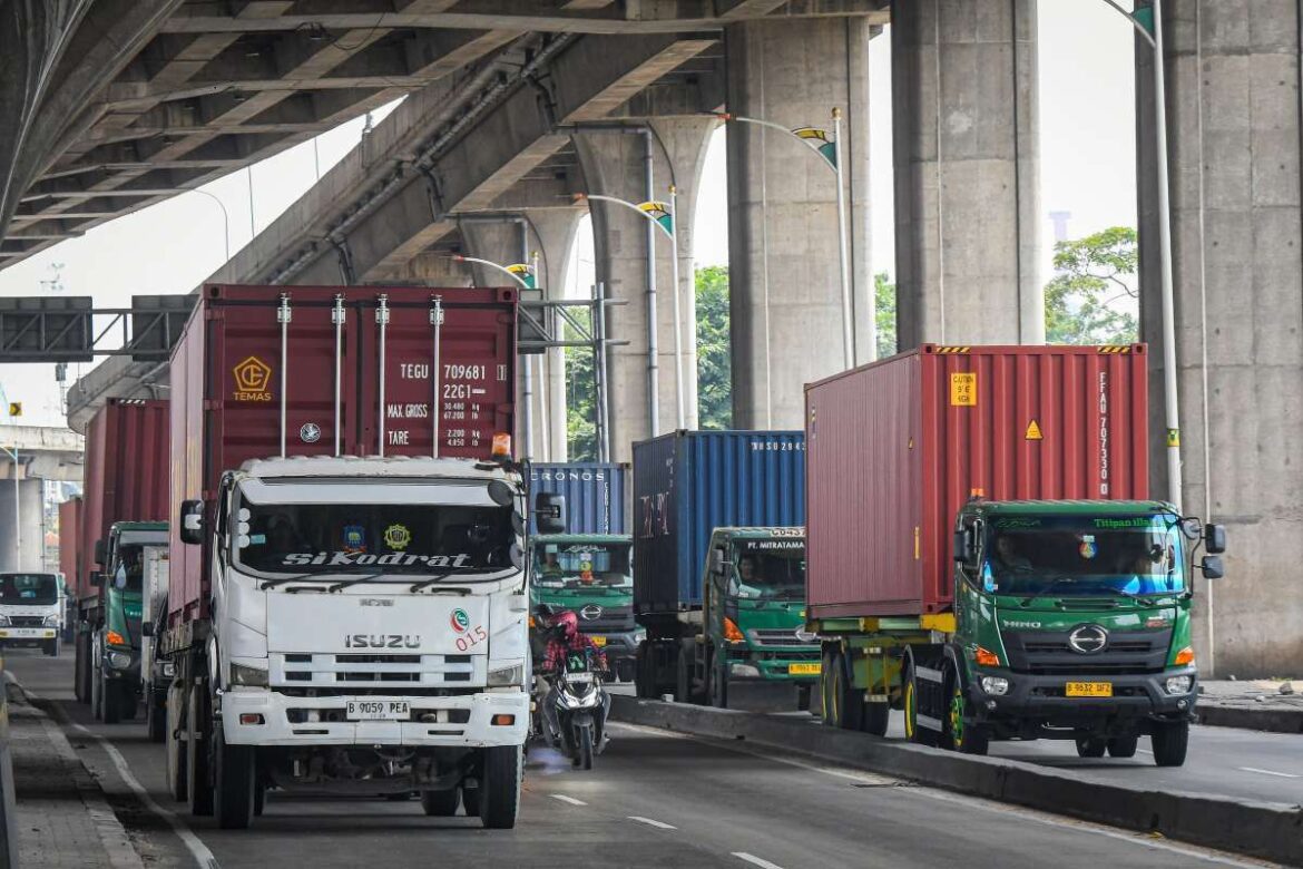 pembatasan operasional angkutan barang selama periode angkutan Lebaran 2026